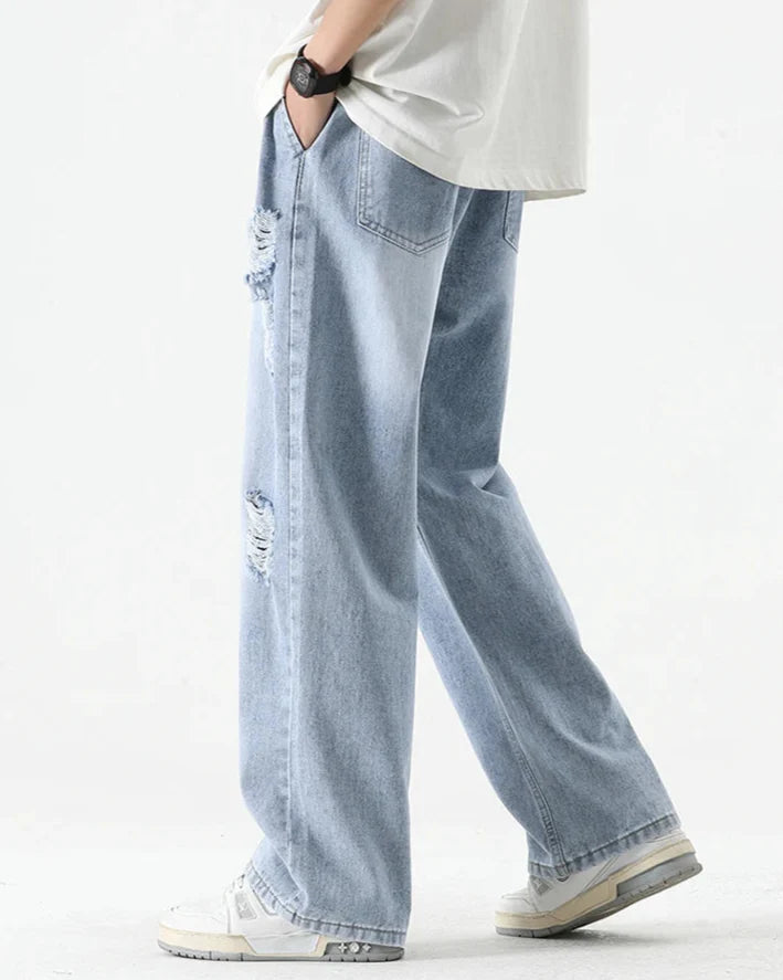 Men's Relaxed Fit Jeans with Comfortable Stretch-Outfit2Go