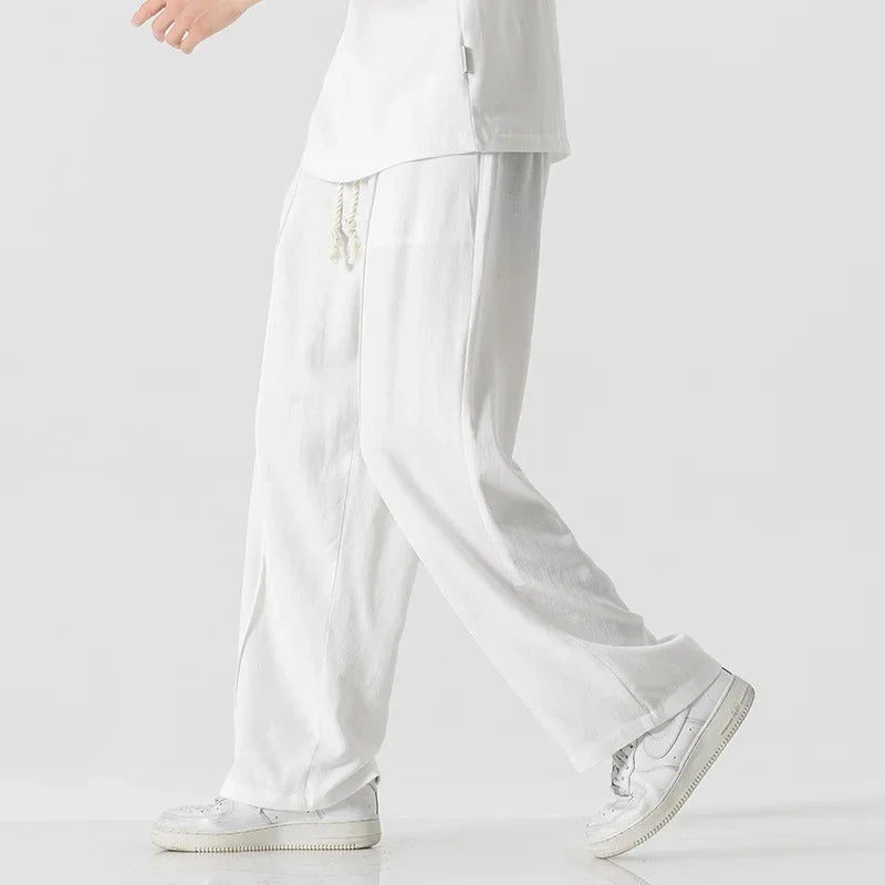 Men's Relaxed Fit Cotton Pants with Comfortable Stretch-Outfit2Go