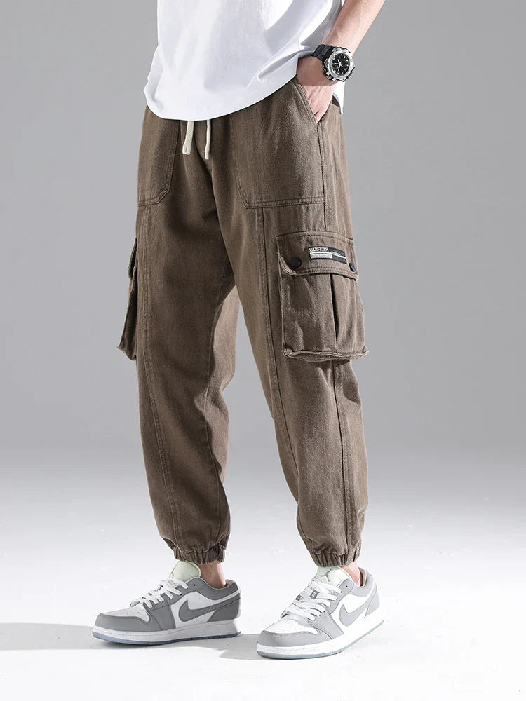 Men's Cargo Joggers Slim Fit Versatile Pockets-Outfit2Go