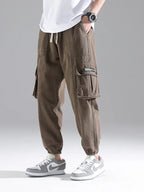 Men's Cargo Joggers Slim Fit Versatile Pockets-Outfit2Go