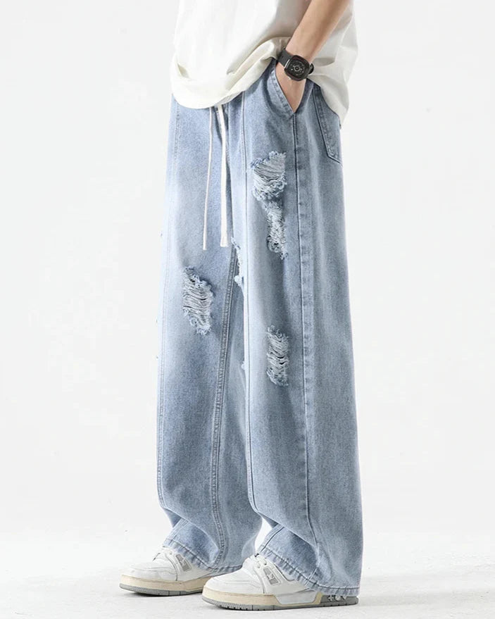 Men's Relaxed Fit Jeans with Comfortable Stretch-Outfit2Go