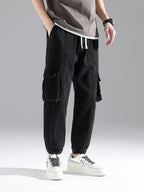 Men's Cargo Joggers Slim Fit Versatile Pockets-Outfit2Go
