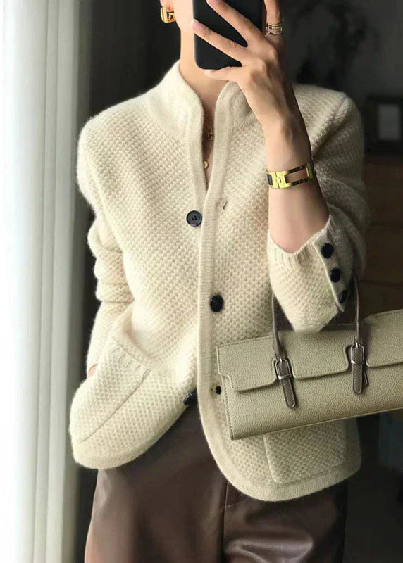 Women's Cozy Knitted Honey Sweater Jacket-Outfit2Go