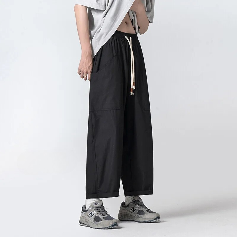 Men's Oversized Cotton Pants with Kyoto Style-Outfit2Go