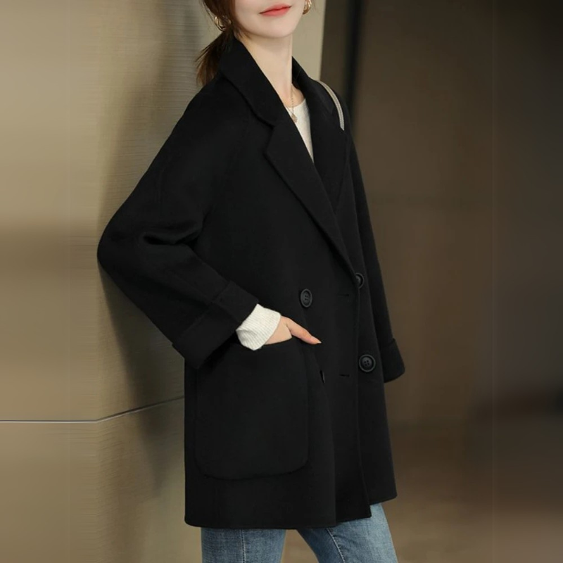 Women's Veloura Overcoat - Stylish and Cozy Outerwear-Outfit2Go