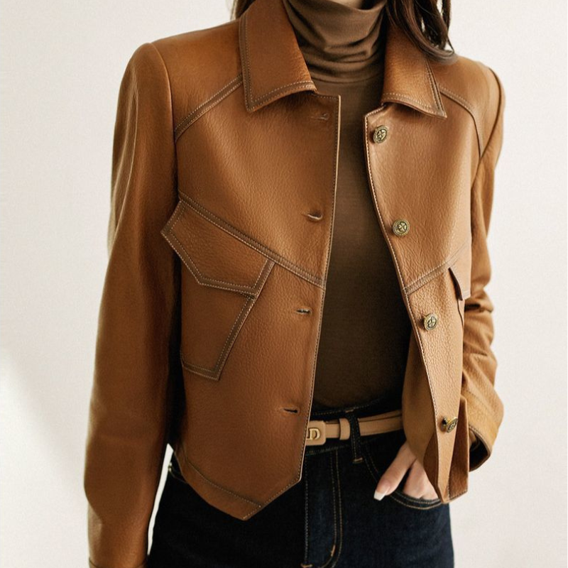 Women's Stylish Leather Jacket