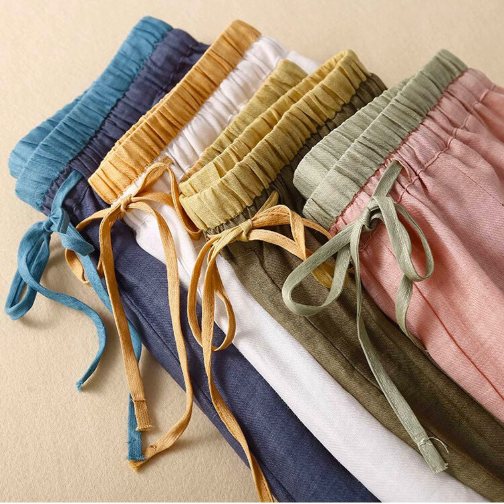 Women's Savona Linen Trousers-Outfit2Go