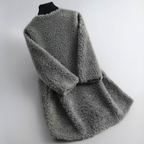 Women's Elegant Wool Coat-Outfit2Go