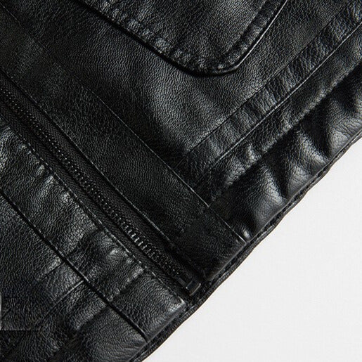 Men's Black Leather Jacket