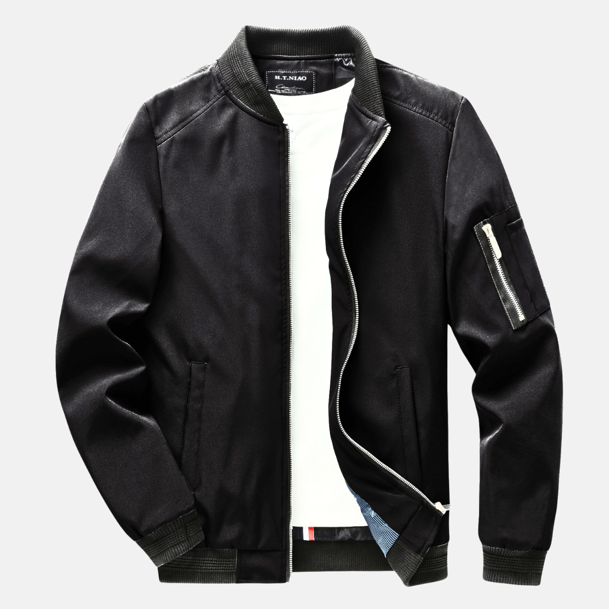 Men's Bomber Jacket – Stylish and Versatile Outerwear.-Outfit2Go