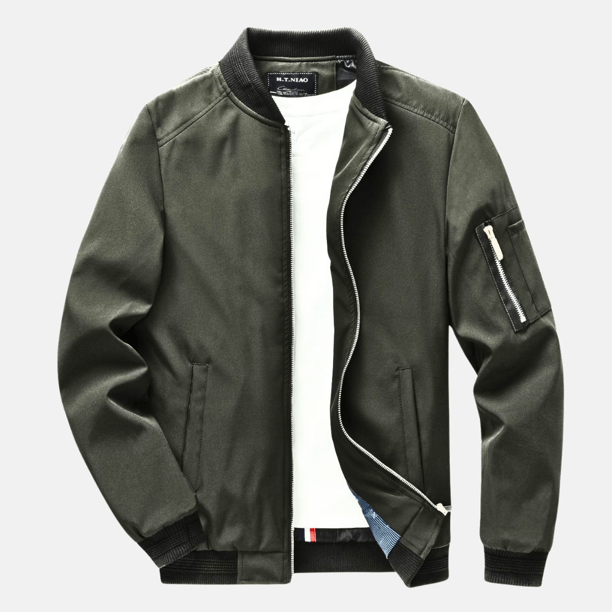 Men's Bomber Jacket – Stylish and Versatile Outerwear.-Outfit2Go