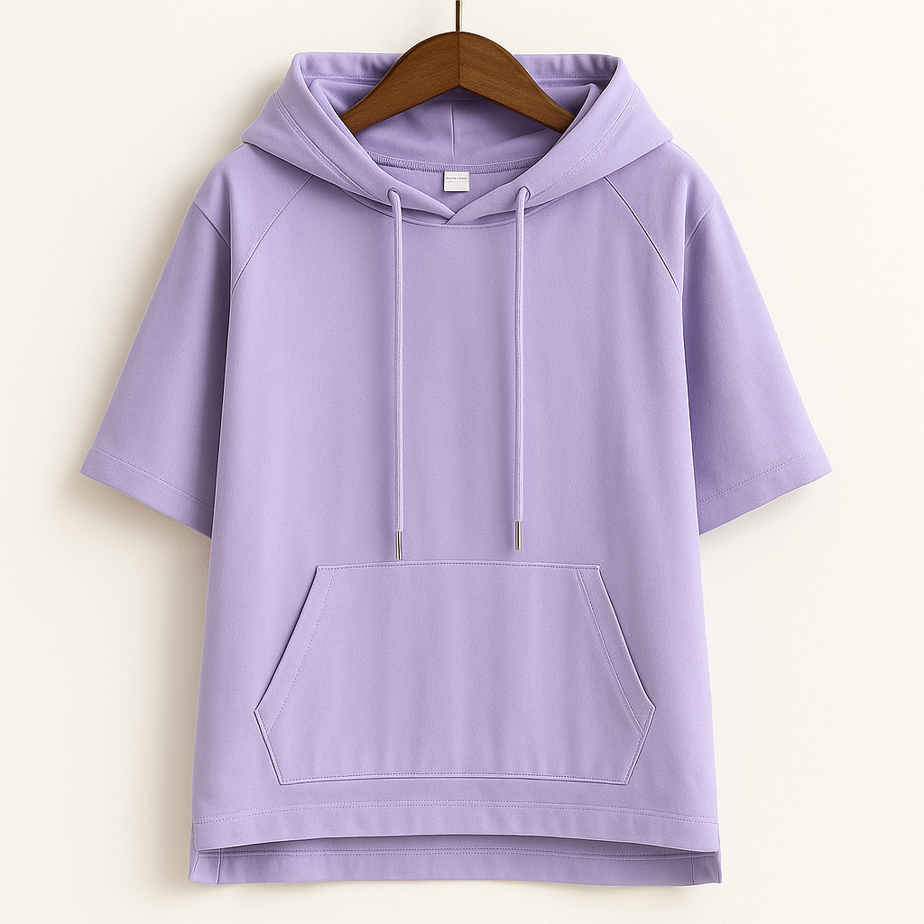 Women's Short-Sleeve Hoodie