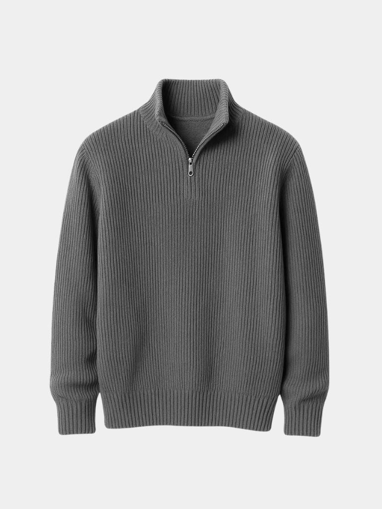 Men's Classic Highland Quarter-Zip Sweater-Outfit2Go
