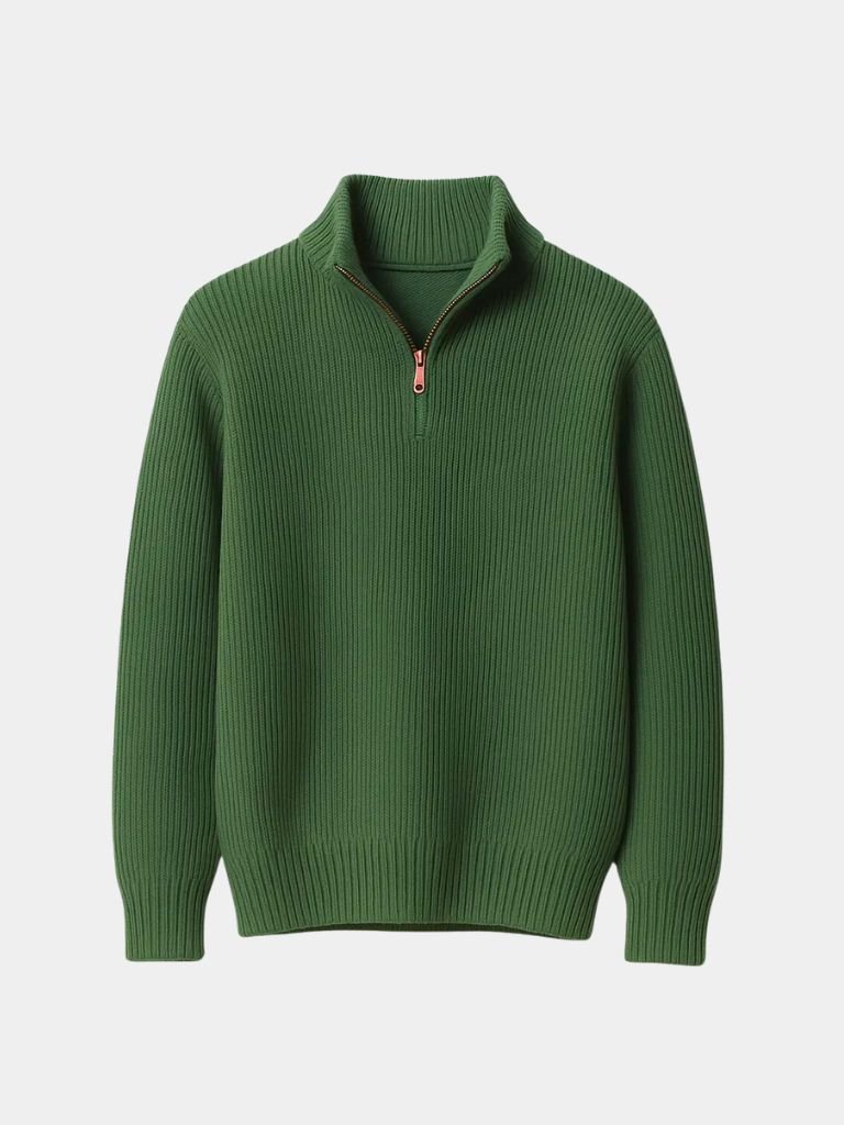 Men's Classic Highland Quarter-Zip Sweater-Outfit2Go