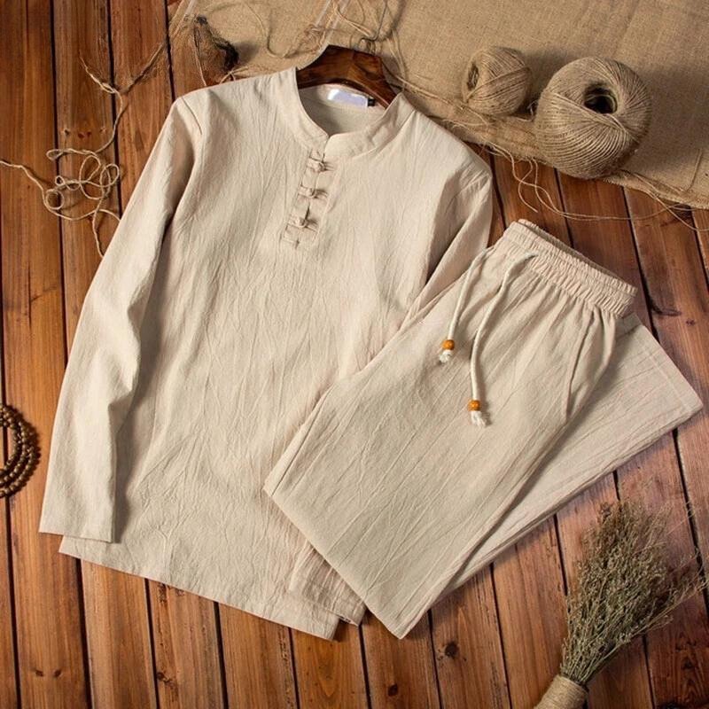 Men's Coastal Breeze Linen Set – Stay Cool and Comfortable-Outfit2Go