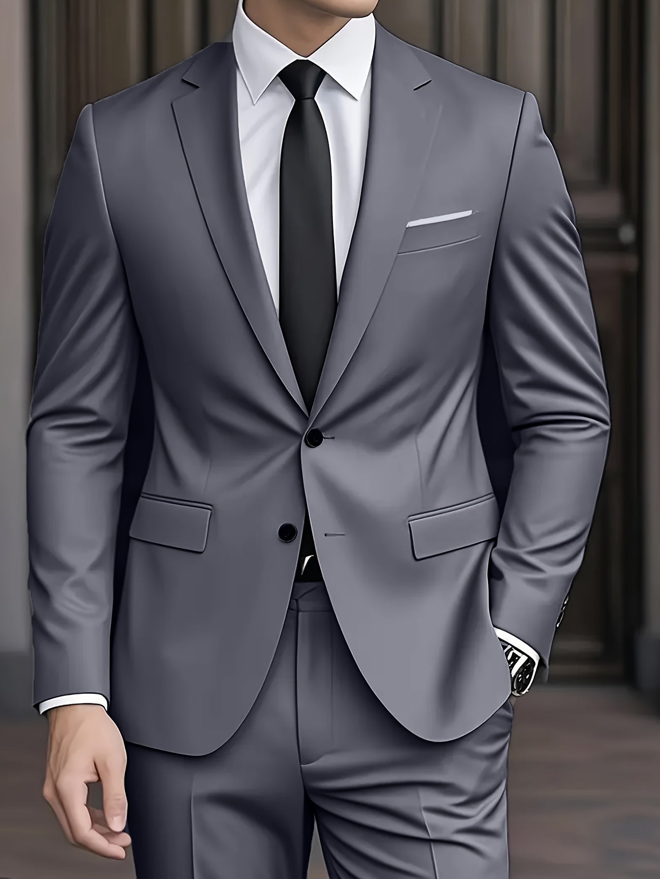 Men's Tailored Suit Set-Outfit2Go