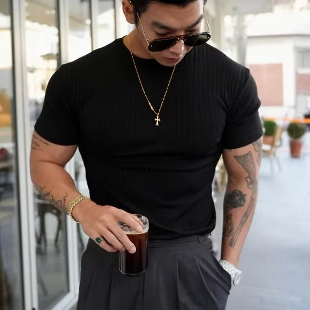 Men's Flex-Fit T-Shirt Comfortable Fabric for Everyday Wear-Outfit2Go