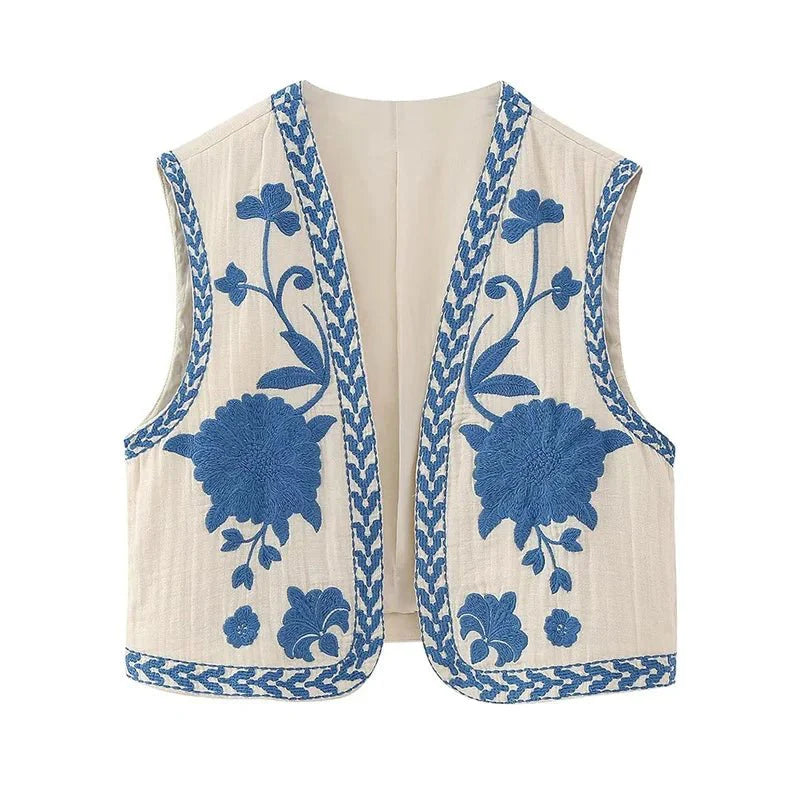 Women's Floral Fiesta Vest-Outfit2Go