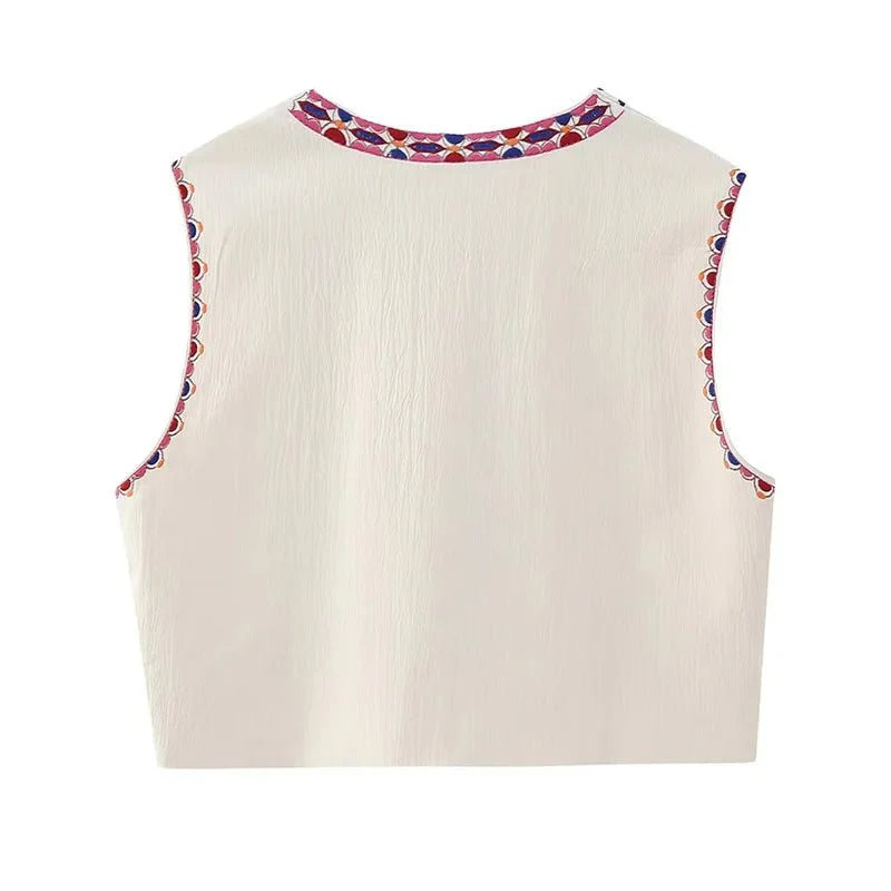 Women's Floral Fiesta Vest-Outfit2Go