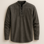 Men's Long Sleeve Henley Shirt - Nomad Style
