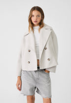 Women's Short Double Breasted Coat-Outfit2Go