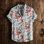 Men's Island Bloom Shirt – Effortless Style and Comfort.-Outfit2Go