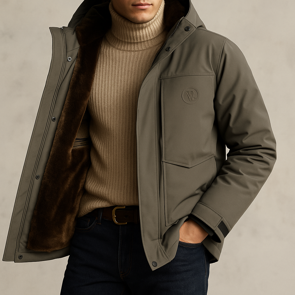 Men's Down Jacket - Whitley Style-Outfit2Go