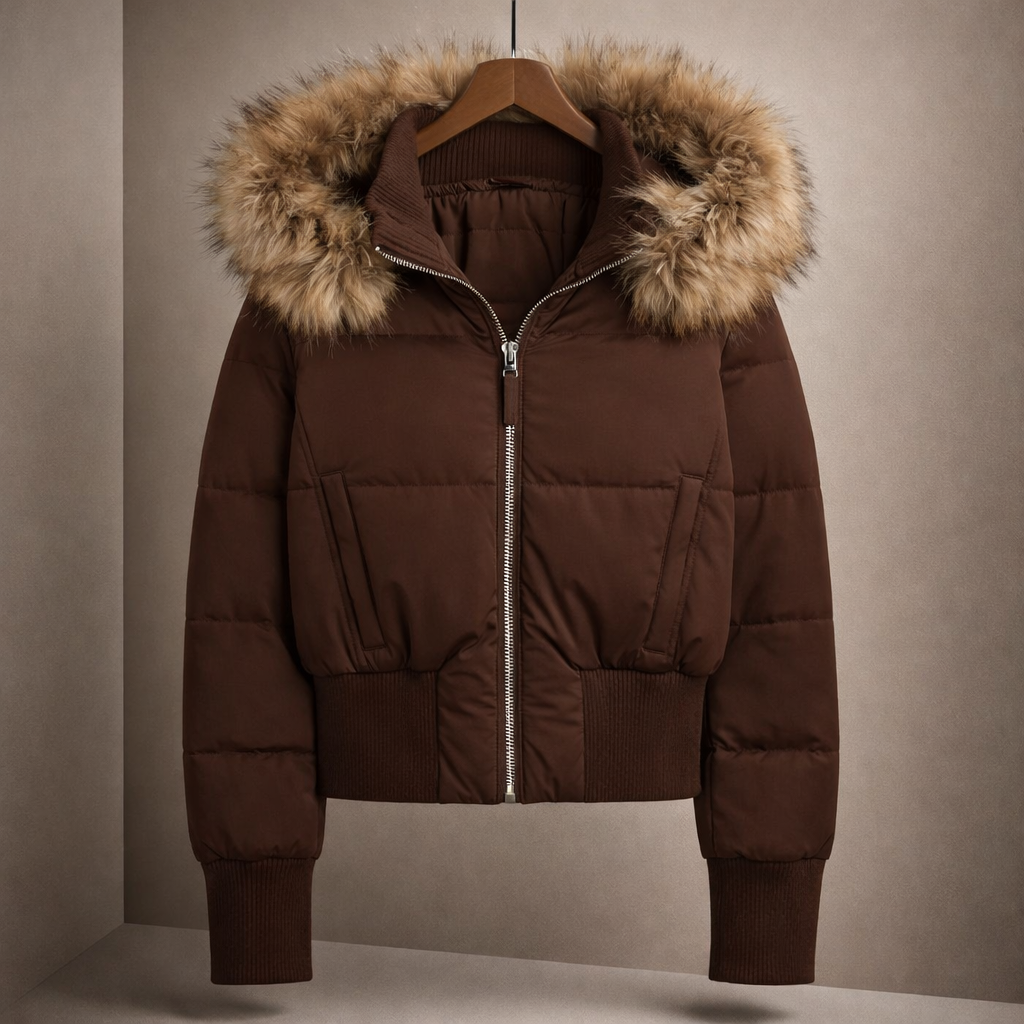 Women's Down Jacket - Stylish and Warm Outerwear-Outfit2Go