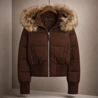 Women's Down Jacket - Stylish and Warm Outerwear-Outfit2Go