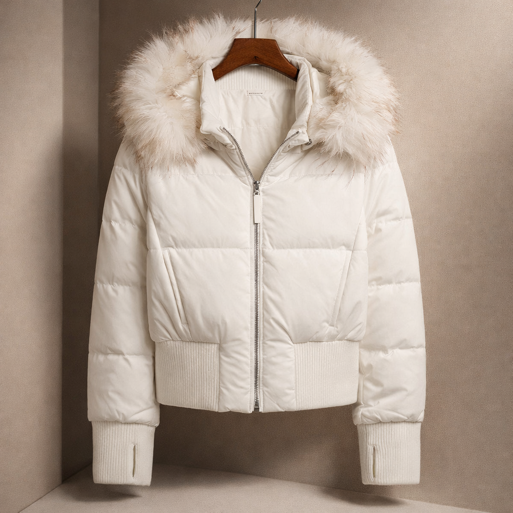 Women's Down Jacket - Stylish and Warm Outerwear-Outfit2Go