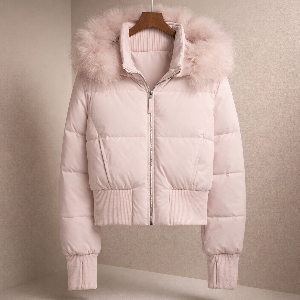 Women's Down Jacket - Stylish and Warm Outerwear-Outfit2Go