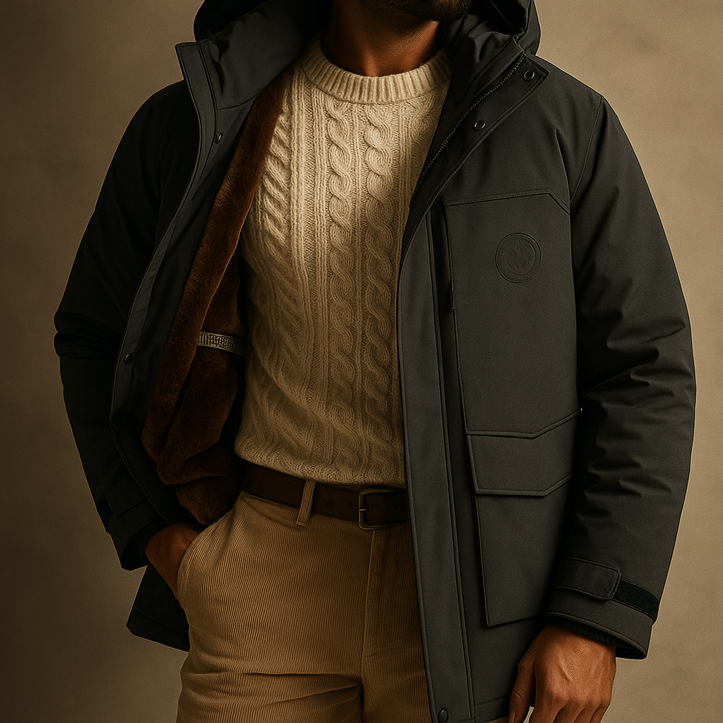 Men's Down Jacket - Whitley Style-Outfit2Go