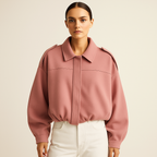 Women's Bomber Jacket - Stylish and Versatile Outerwear-Outfit2Go
