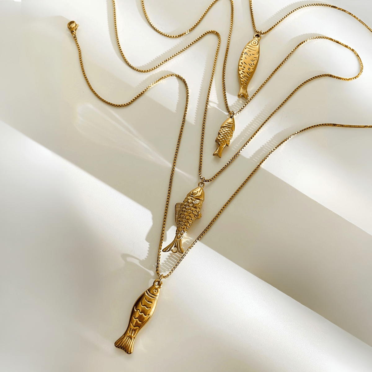 Elegant Koi-Inspired Necklace Set-Outfit2Go