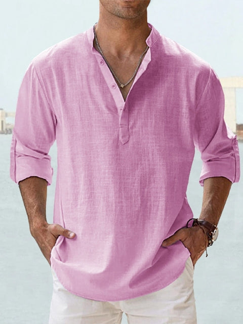 Men's Linen Resort Shirt-Outfit2Go