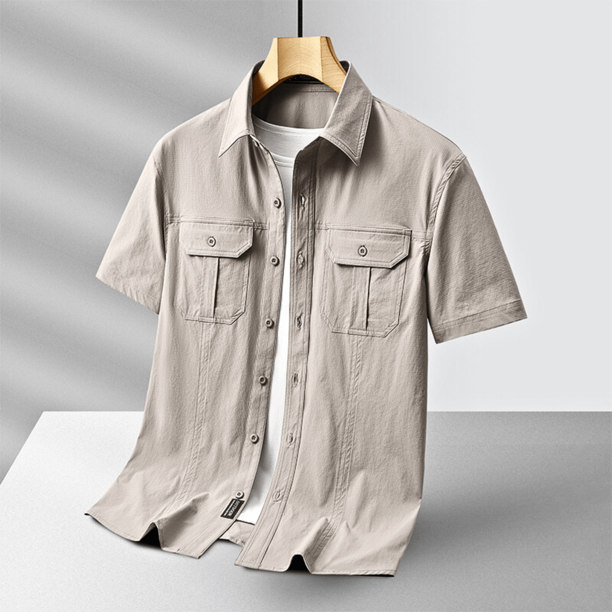 Men's Cargo Shirt – Versatile and Comfortable Design.-Outfit2Go