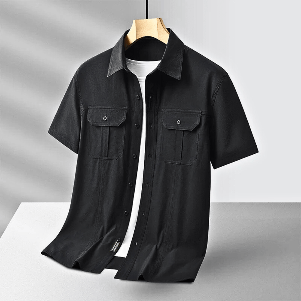 Men's Cargo Shirt – Versatile and Comfortable Design.-Outfit2Go