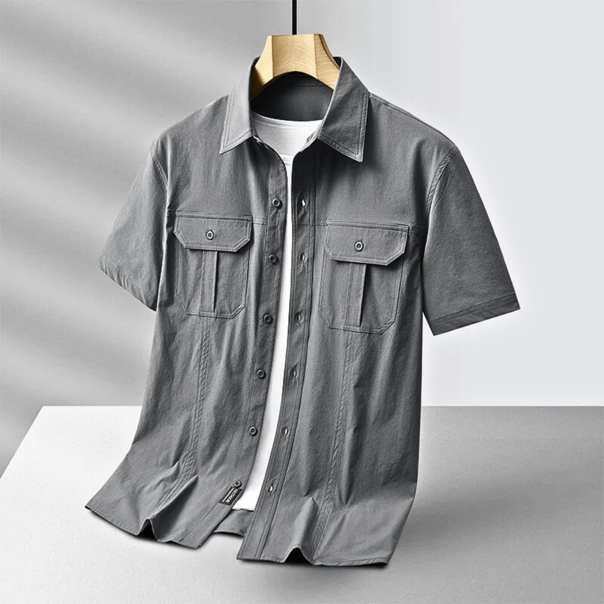 Men's Cargo Shirt – Versatile and Comfortable Design.-Outfit2Go