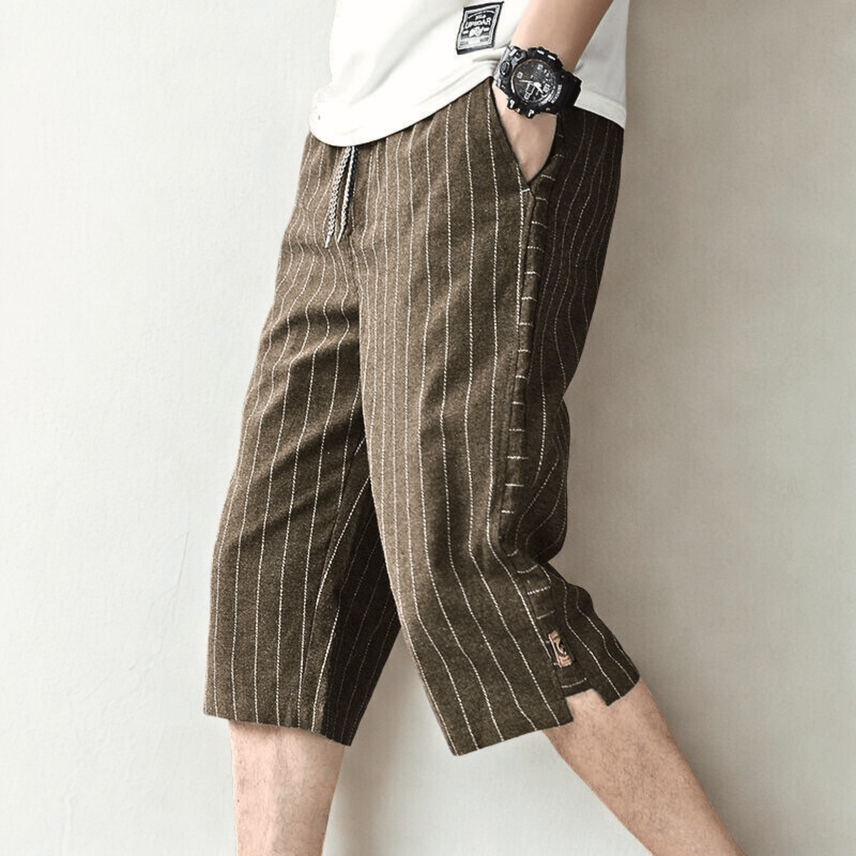 Men's Lightweight Linen Shorts-Outfit2Go
