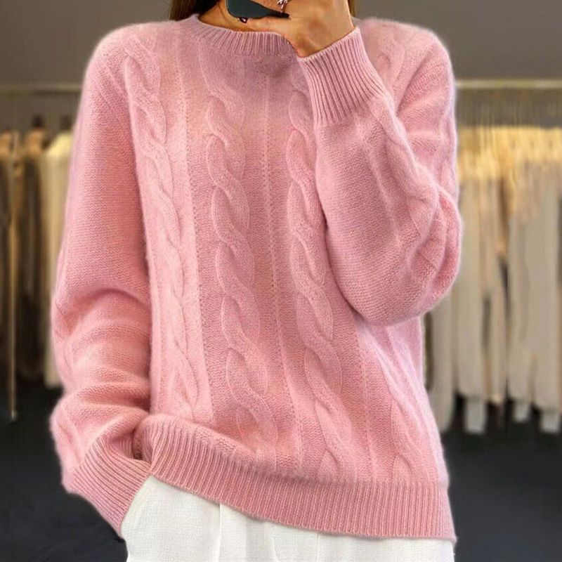 Women's Cozy Knitted Sweater-Outfit2Go
