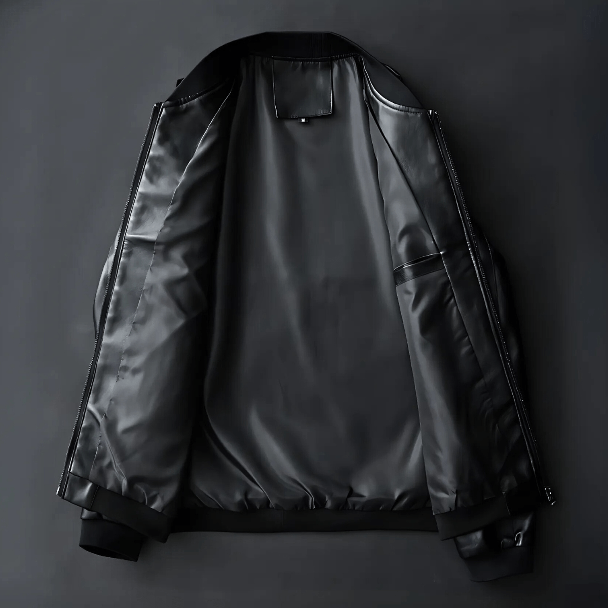 Men's Leather Jacket – Stylish and Durable Outerwear.-Outfit2Go