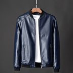 Men's Leather Jacket – Stylish and Durable Outerwear.-Outfit2Go
