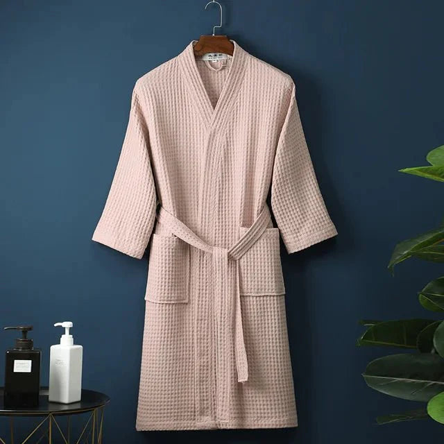 Women's Waffle Weave Resort Robe-Outfit2Go