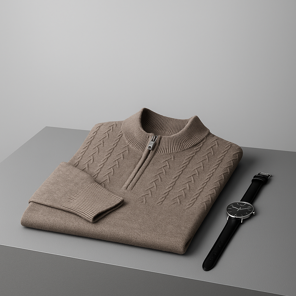 Men's Westridge Half Zip Sweater - Stylish & Comfortable Knitwear-Outfit2Go