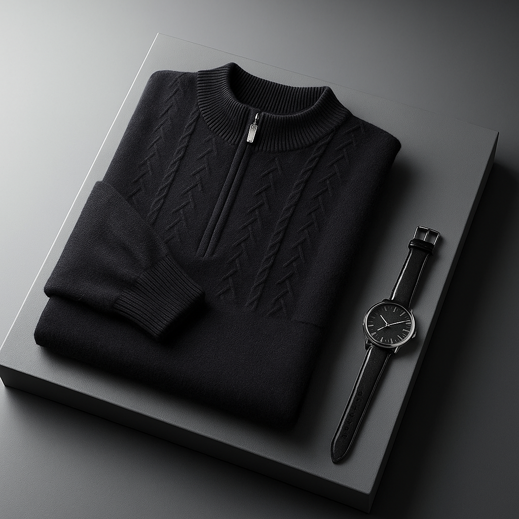 Men's Westridge Half Zip Sweater - Stylish & Comfortable Knitwear-Outfit2Go